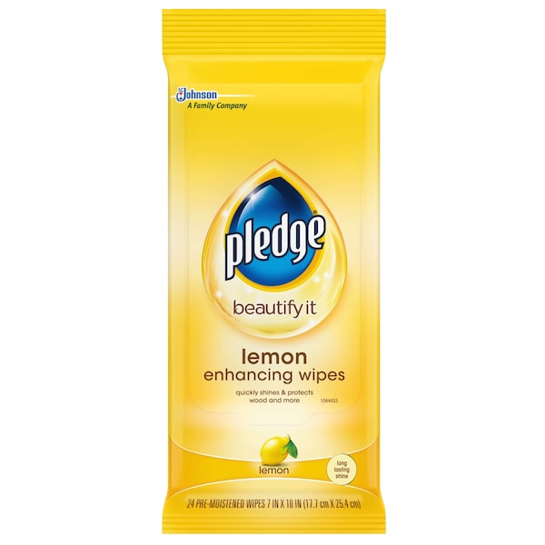 Pledge Lemon Wipes, PK288 72807